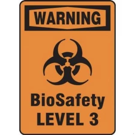 Accuform OSHA WARNING BIOHAZARD SIGN MBHZ323VP MBHZ323VP